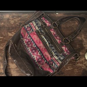 Elephant Aztec Crossbody